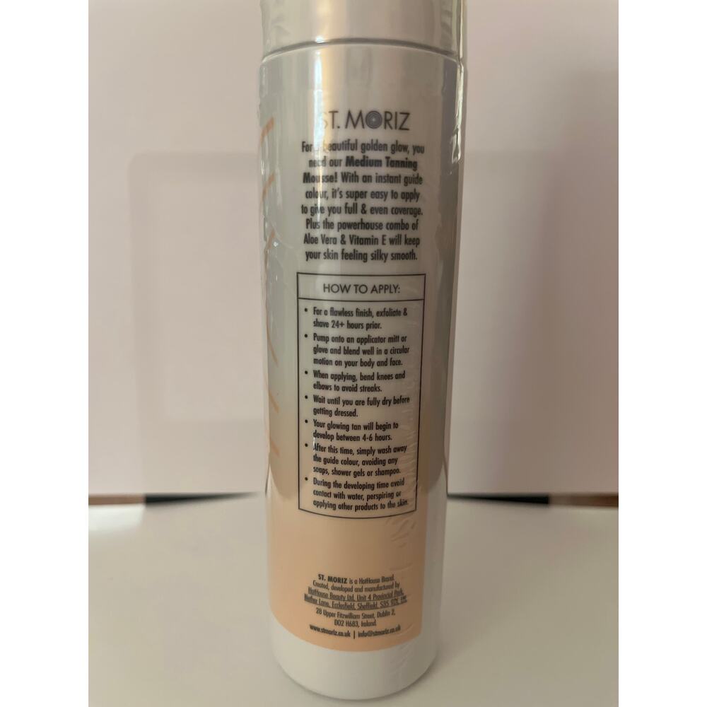 St. Moriz Professional Tanning Mousse, Shade Medium - Picture 2 of 2